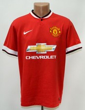 MANCHESTER UNITED 2014/2015 HOME FOOTBALL SHIRT JERSEY MAGLIA NIKE SIZE M ADULT