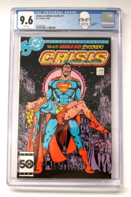 Crisis on Infinite Earths #7 CGC9.0 アメコミ Crisis On Infinite Earths #7 Comic Book Death of Supergirl