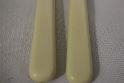 Lot De 12 Pièces Vaisselle EPNS Cockbill AI - Fourchettes & Couteaux à Poisson - Celluloïd