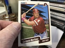 Carmelo Martinez 1990 Fleer Update #U-44 Phillies