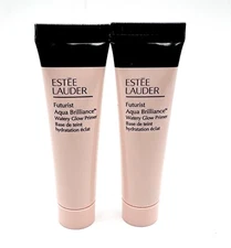 2 x  Estee Lauder  Futurist Aqua Brilliance Watery Glow Primer 0.5oz *2 =1 oz