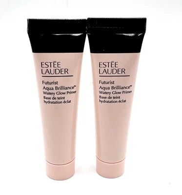 ESTÉE LAUDER 2 x Estee Lauder Futurist Aqua Brilliance Watery Glow Primer 0.5oz *2 =1 oz