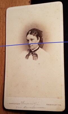 by Bornemann? Circa 1860s CDV J. Bamberger Frankfurt am Main