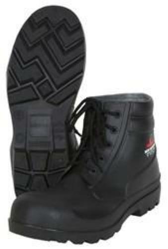 MCR Safety BPB6S 6 Inch Black PVC Boots with Lace-Up Strings