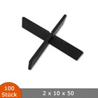 Fugenkreuze 2 mm Breite / 10 mm Höhe Terrassenplatten Bodenplatten Fliesenkreuze