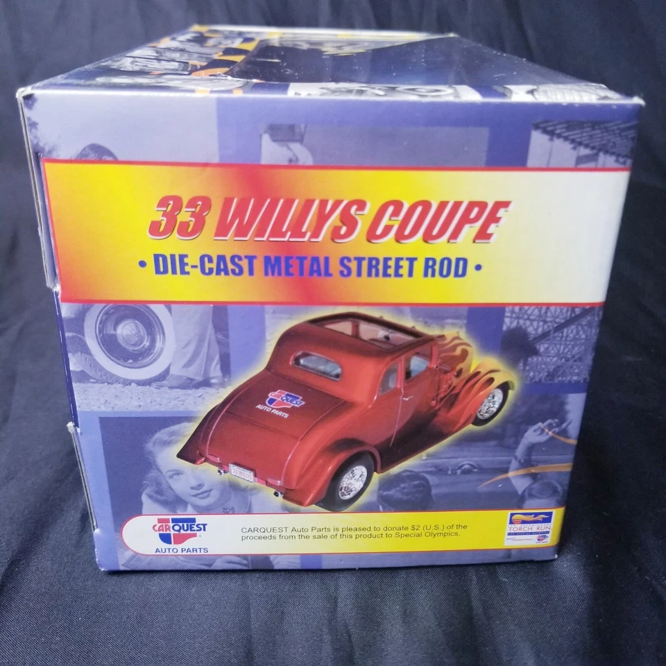 First Gear CarQuest 1933 Willys Coupe 1:25 Scale Die-Cast Model Car - Image 2 of 4