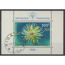 Rwanda - 1966 - No BF 6 - Fleurs - Oblitéré