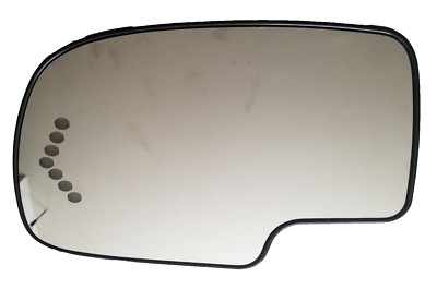 K Source G225_ 058L Left Driver Side Door Mirror Glass & Backing Plate