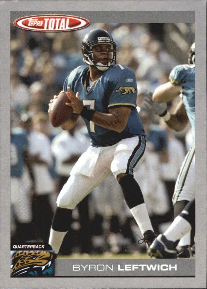 2004 Topps Total Silver Jacksonville Jaguars Football Card #215 Byron Leftwich
