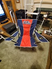 LOGO BRANDS 176-13Q Ole Miss Quad Chair