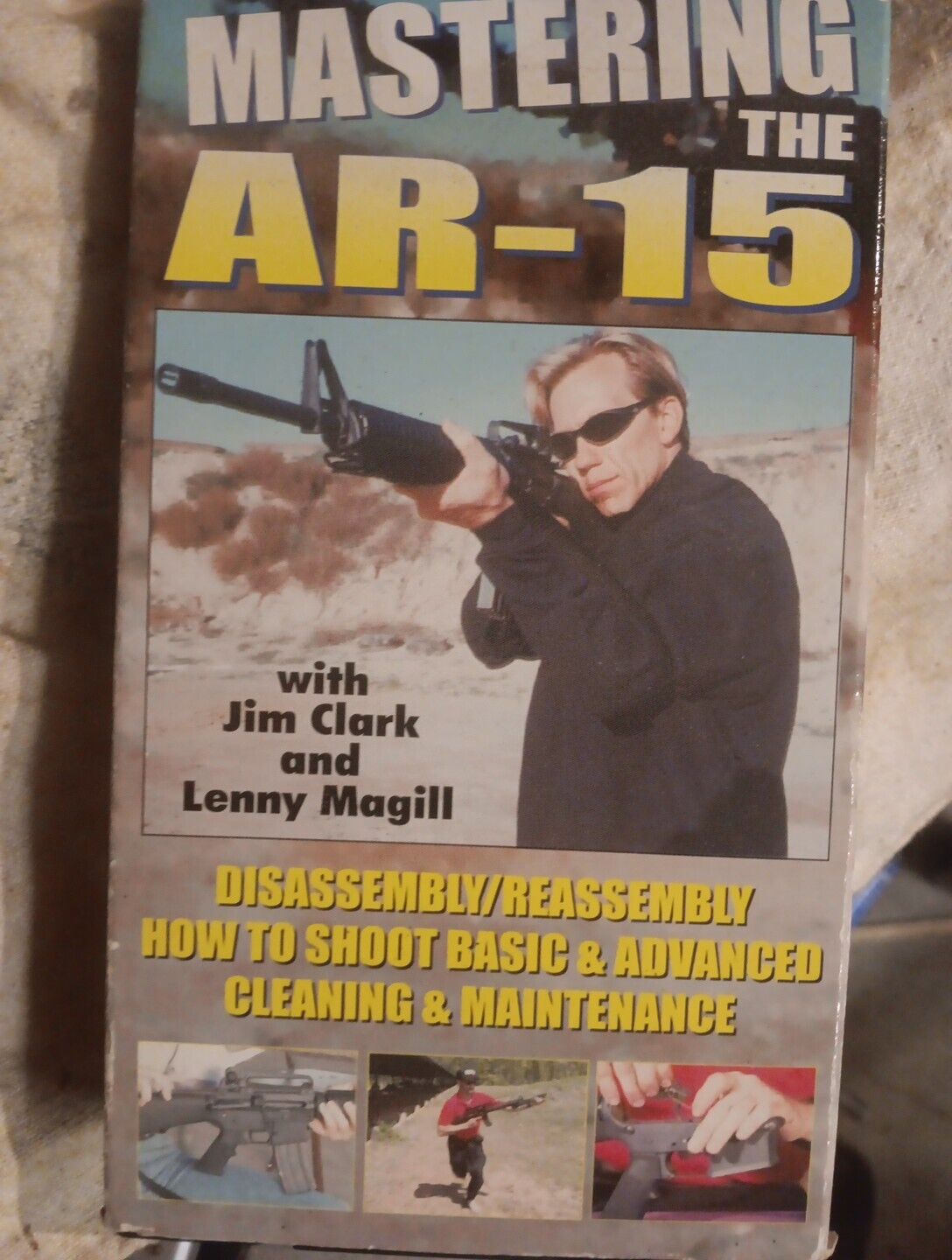 Mastering The Ar-15 With Jim Clark And Lenny Magill 1997 Vhs Tape