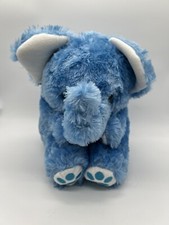 Plush Stuffed Toy Blue Elephant 10" Peek a Boo Toys