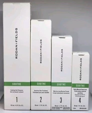 Rodan + and Fields Soothe Regimen New in Box Sealed 4 Piece Set Exp. 02/26