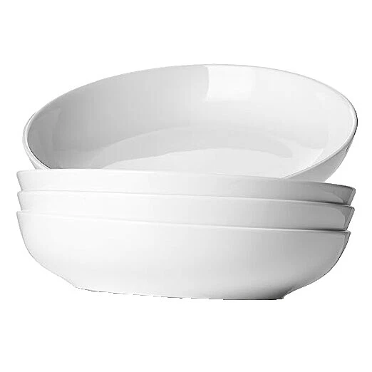 Vajilla de boles para pasta blancos de China de hueso cuencos