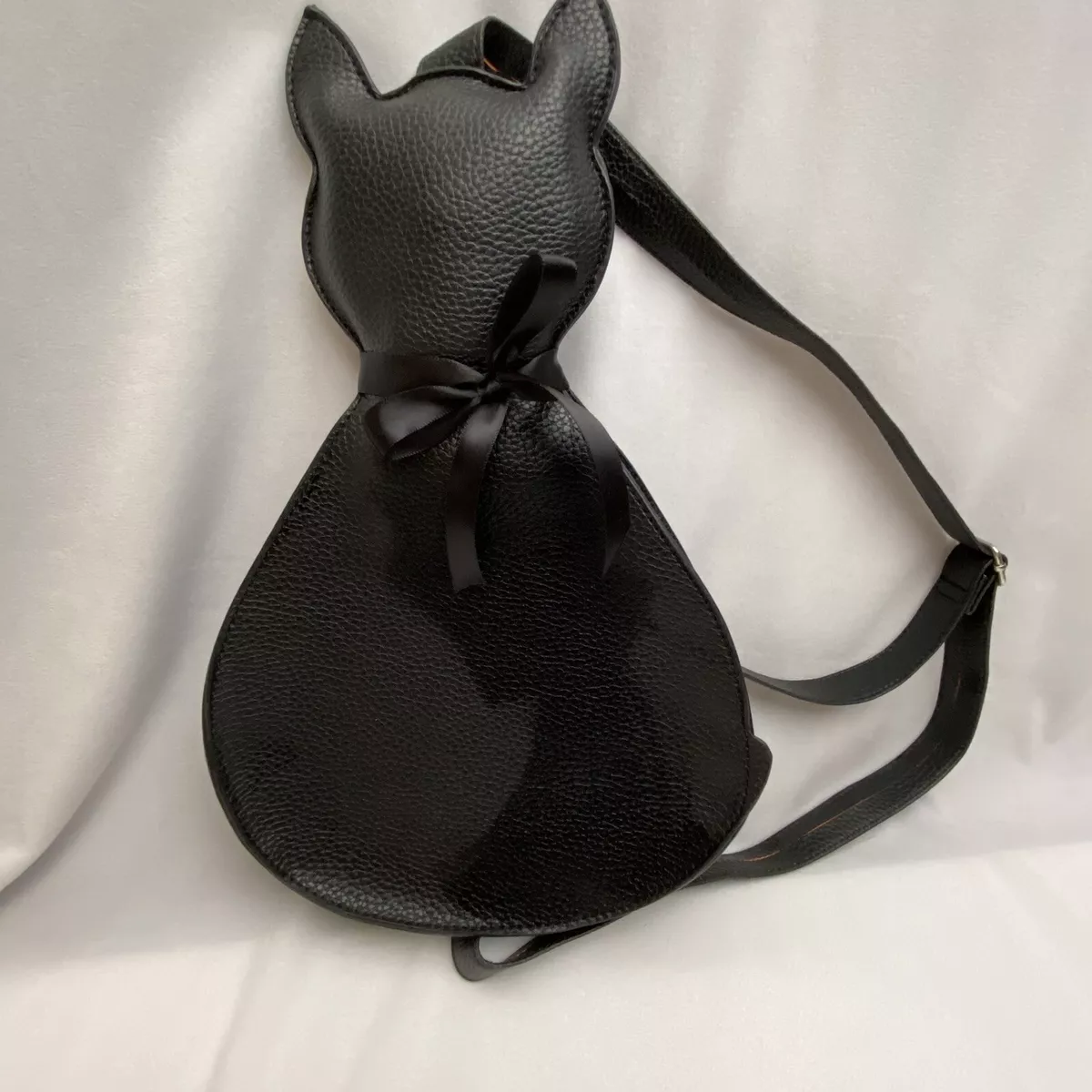 Cat leather shop bag
