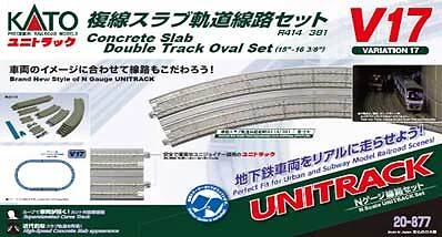 N) 20-877 Unitrack V17 double track slab track set | eBay