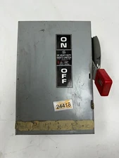 General Electric TH3361 Heavy Duty Safety Switch 30 Amp 600 Vac