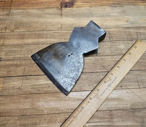 RARE Antique Tools DOUGLASS Hewing Axe Head 4lbs • Timber Framing Tool ☆USA - Foto 1 di 4