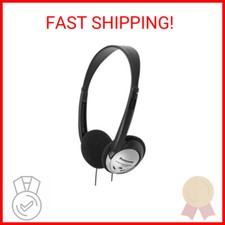 Panasonic Headphones On-Ear Lightweight with XBS RP-HT21 Black  Silver 