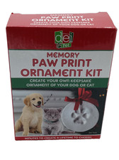 Memory Paw Print Ornament Kit Keepsake for Cat Dog Holiday Decor