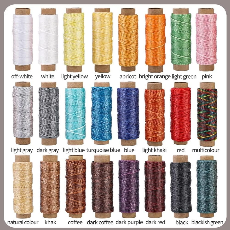 Complete Leathercraft Thread Set - 55Yards in 24 Colors for Ultimate Crafting - Image 4 of 4