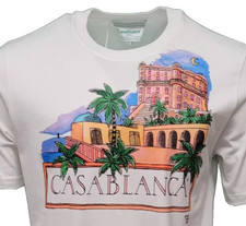 Casablanca T-Shirt Herren S M L XL XXL Amour Maroc Tennis Club Oberteil...