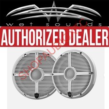 Wet Sounds RECON 6 XW-W Recon Series 6.5" Speakers With White XW Grilles Pair