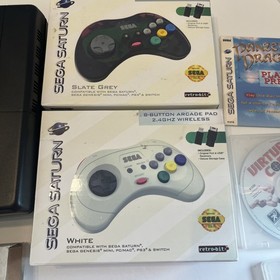 SEGA Saturn Console With TerraOnion MODE installed w/ 512GB SSD  Plus Extras