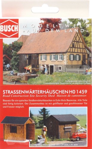 Busch 1459 casa de guardia de carreteras escala H0 en embalaje original - NUEVO | Zustand: Neu
