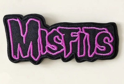 Misfits Pink Logo Embroidered Cloth Patch Sew On - Iron On Decoration Jacket Hat