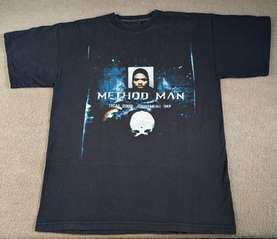 Vintage Method Man Rap T Shirt XL Tical 2000 Judgement Day Polygram Def Jam Tee