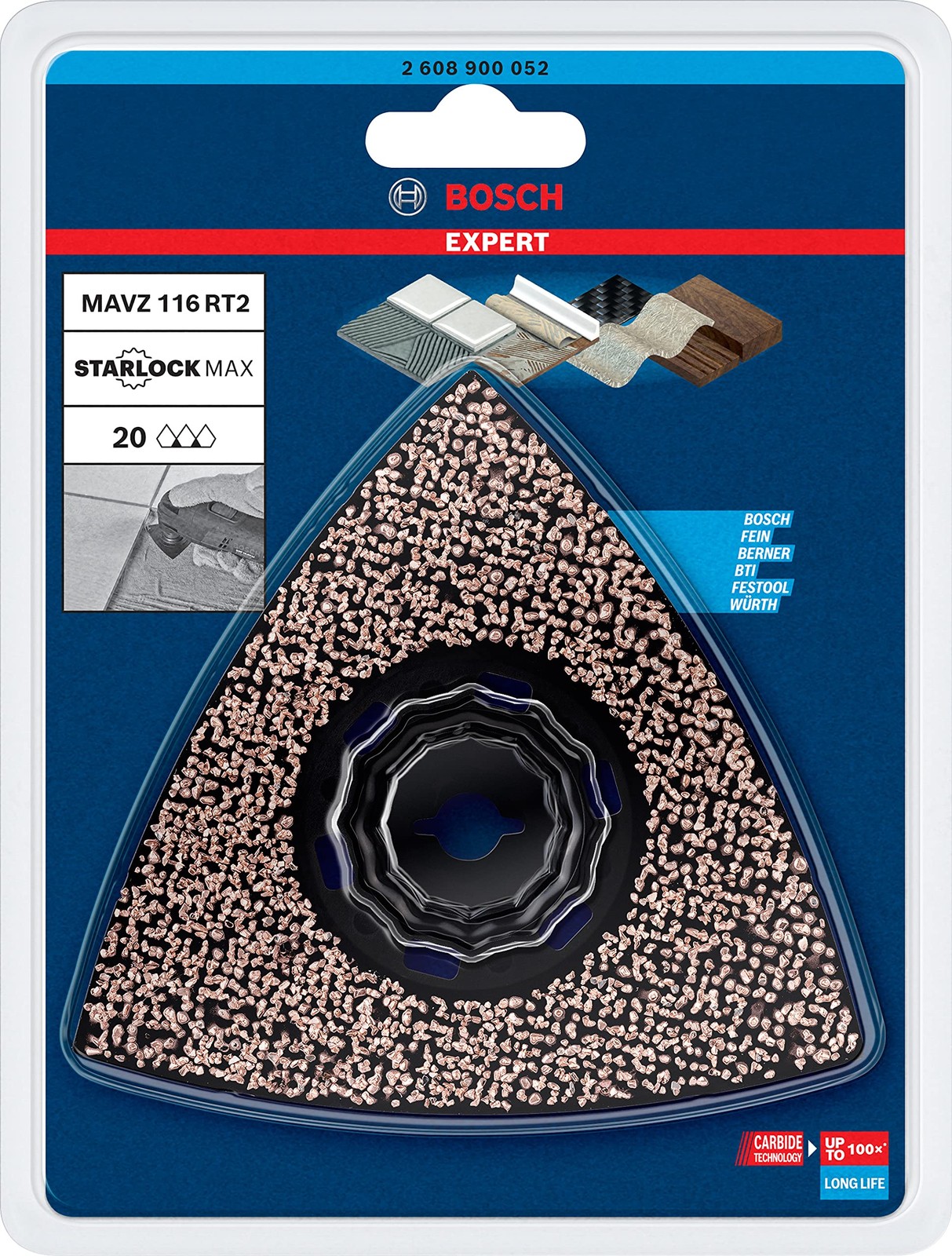 Accessorio Multitool Bosch Expert Sanding Plate AVZ 32 RT4 - 2