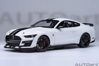Ford Shelby Mustang GT500 Weiß Modellauto 1:18 Autoart