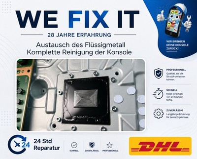 Ps5 , Ps5 Slim /Pro Reinigung Der Kompletten Konsole Inkl Flüssig Metal Erneuern