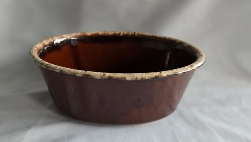 Hull Pottery Brown Drip Large Hen Chicken on Nest Replacement BASE ONLY