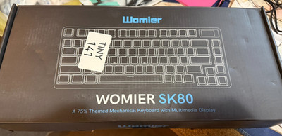 Womier S-K80 75% Keyboard with Color Multimedia Display Mechanical Gaming Key