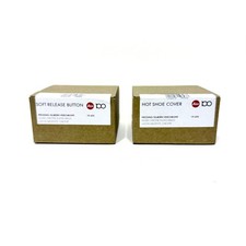 Leica Soft Release Button and Hot Shoe Cover Set, 100 Years of Leica
