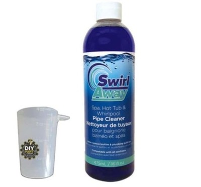 Hot Tub Swirl Away Spa Plumbing Pipe Cleaner  16 oz DIY1810FBA