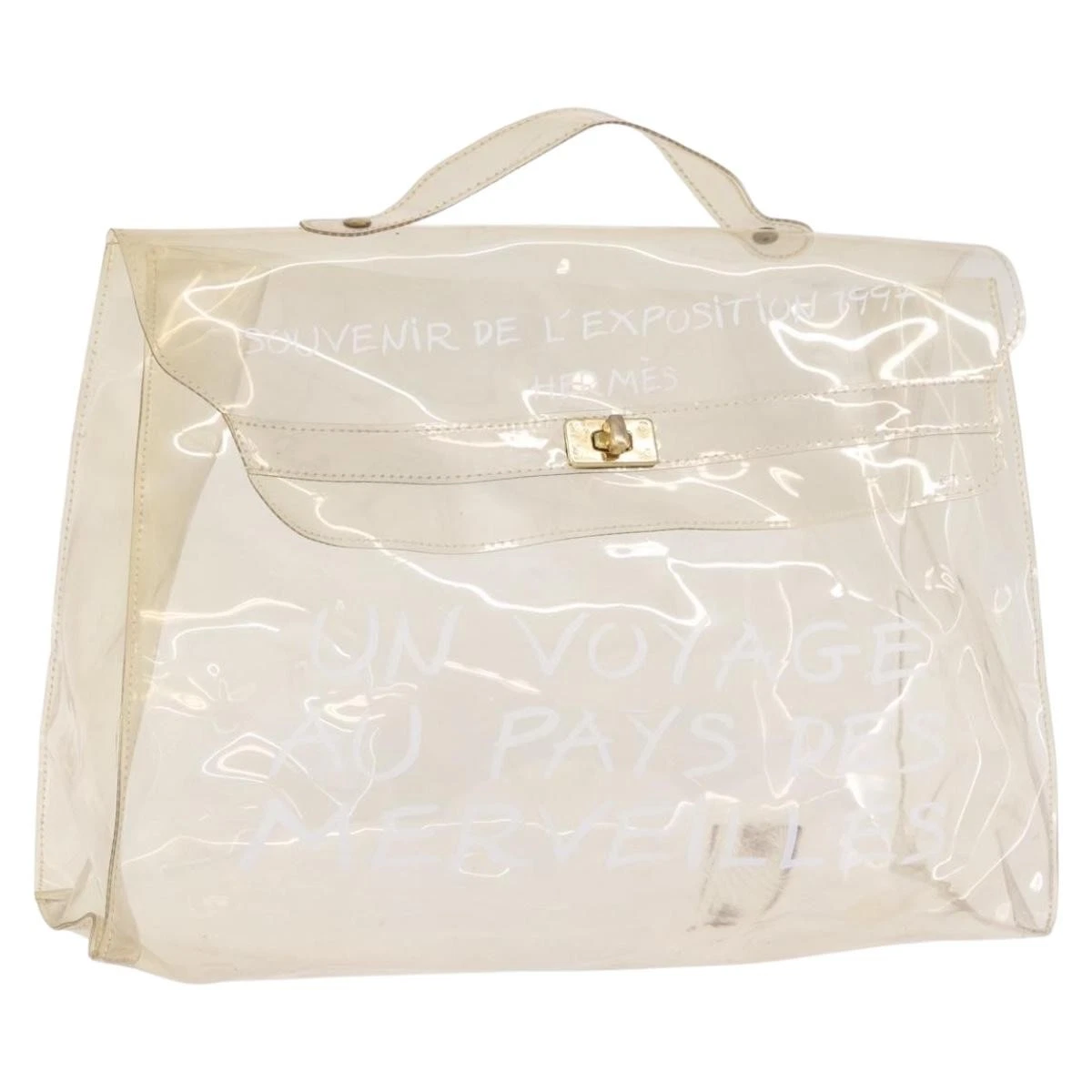 Hermes Clear Kelly Bag for sale - eBay