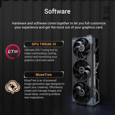 ASUS TUF Gaming GeForce RTX 5090 32GB GDDR7 OC TUF-RTX5090-O32G