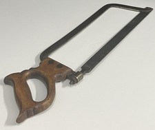 Outil Ancien Scie De Boucher Poignée En Bois Old Tool Vieux Outil