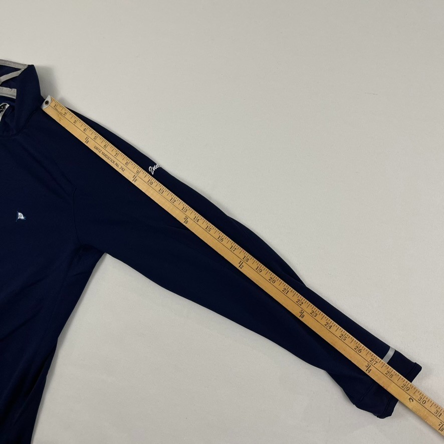 Zero Restriction Pullover Mens Medium Blue Performance Golf 1/2 Zip Jacket Sport