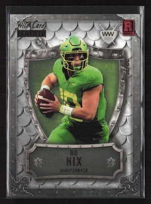 2023 Wild Card Matte - Weekend Warrior Silver #WW-BN Bo Nix RC,32/75