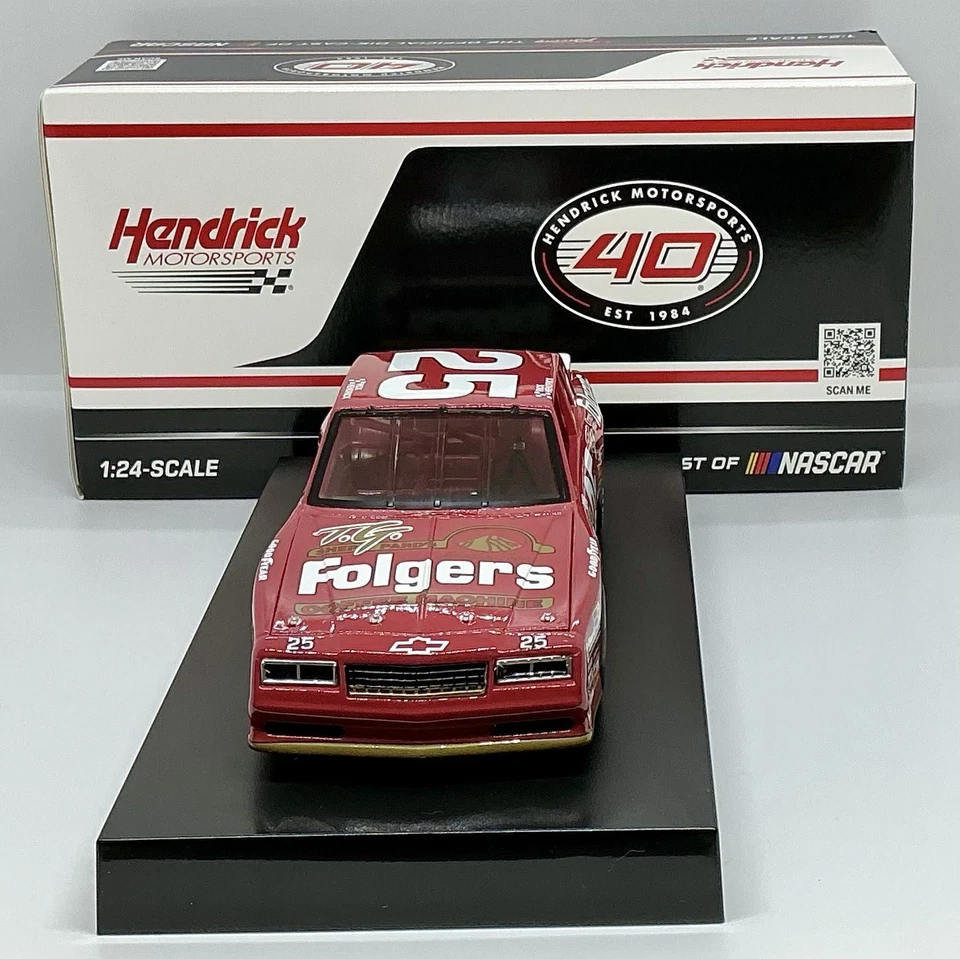 1987 1/24 #25 Rick Hendrick “ Folgers “ Monte Carlo 1 of 780 Same Day Shipping - Image 2 of 4