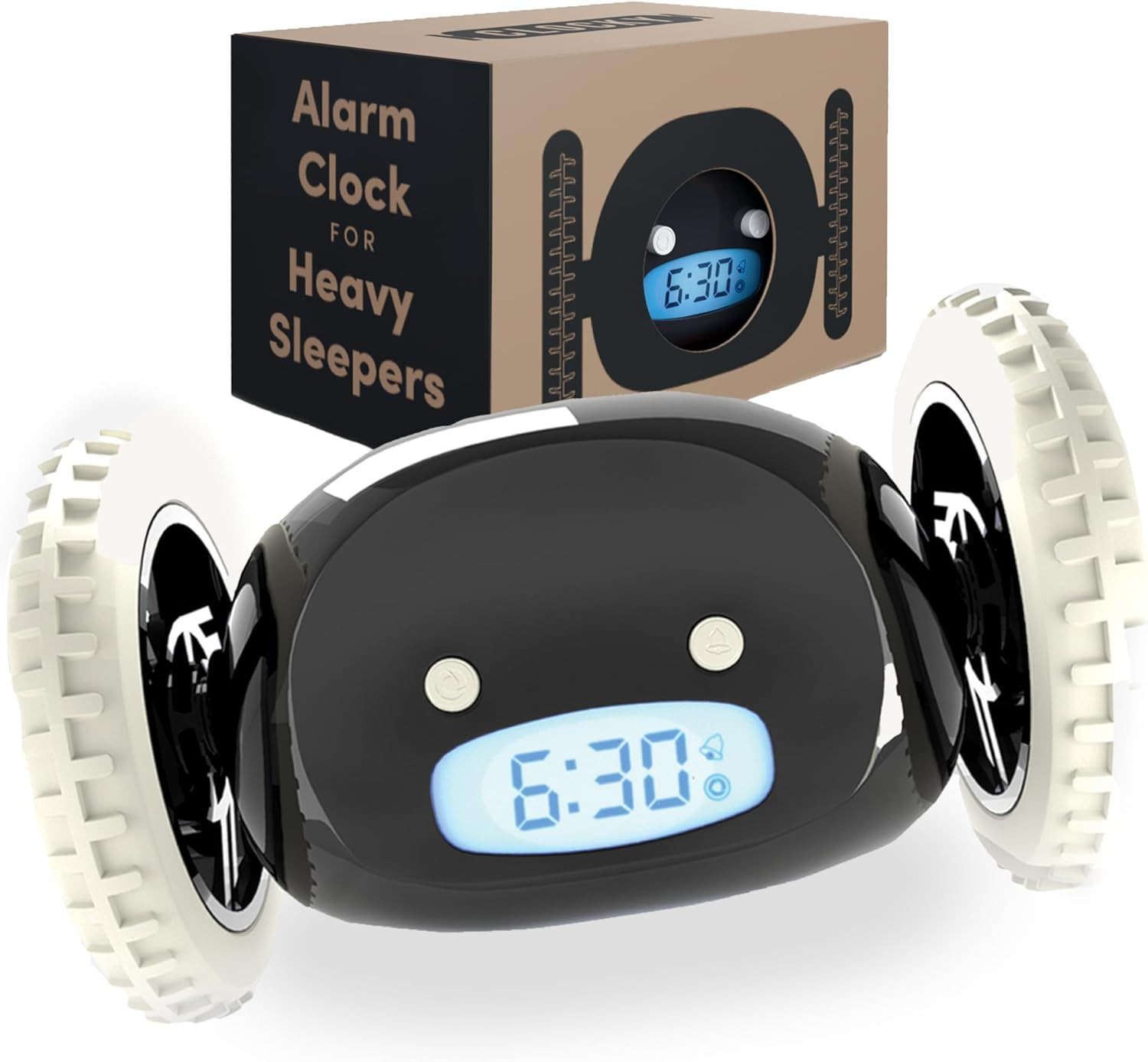 CLOCKY Alarm Clock on Wheels – Loud Rolling Alarm Clock for Heavy Sleepers featured image