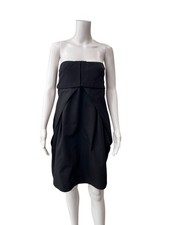 Gucci Spring 2007-2008 Strapless Mini Cotton Satin Dress size IT 40/4