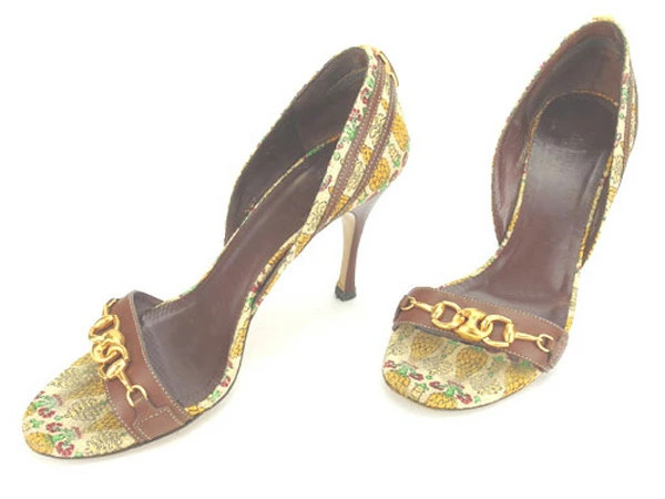 GUCCI Sandals Brand Sandals Sandals Shoes Shoes Beige x Brown x G♯7 Half C High thumbnail 5