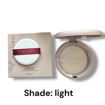 Wander Beauty Wanderlust Powder Foundation in Light | New in Box | Retails $42