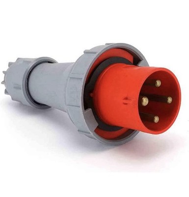 IEC60309 WATERPROOF CEE INDUSTRIAL CONNECTOR PLUG 4PIN 125A 380-415V 3P+E IP67 