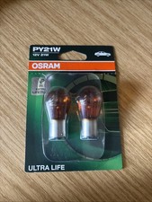 Osrsm Ultra Life PY21W 7507ULT-02B Twin Pack 12V 21W Brand New Boxed